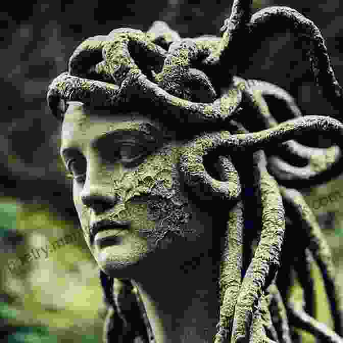 A Crumbling Statue Of Medusa, Her Face Frozen In A Horrifying Grimace Medusa S Curse (Sam Reilly 24)