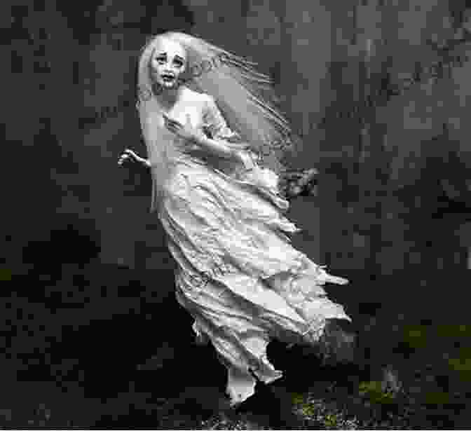 A Ghostly Figure Of A Woman, Veiled In Sadness, Her Pale Fingers Reaching Out The Waif Woman Robert Louis Stevenson