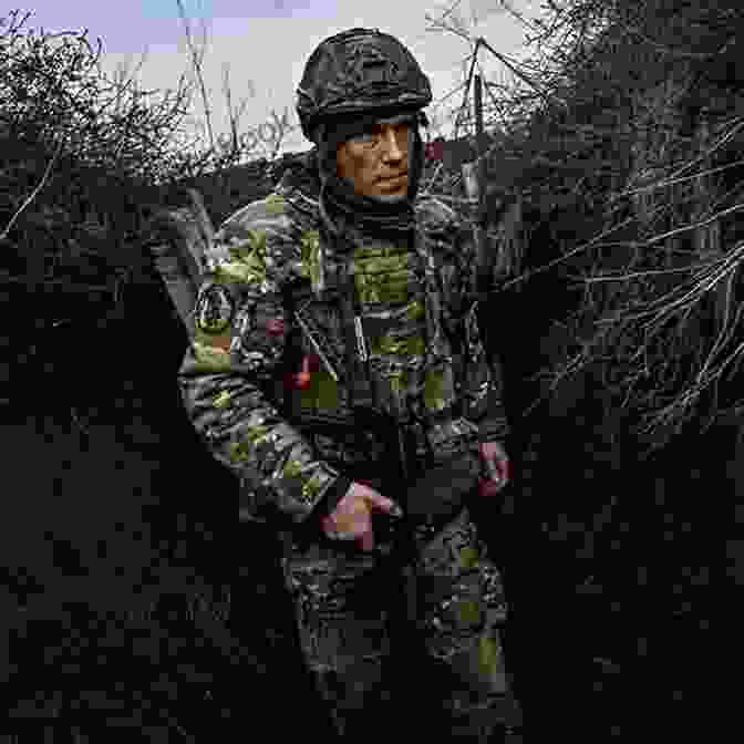 A Photo Of A Ukrainian Soldier On The Frontline In Eastern Ukraine. Battlefield Ukraine: One Of The Red Storm