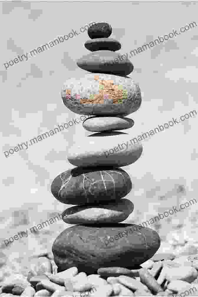 A Pile Of Stones Balanced On Top Of Each Other, Forming An Abstract Sculpture. Dreaming Of Stones: Poems (Paraclete Poetry)
