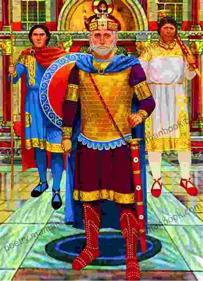 A Portrait Of Bellarion The Fortunate, A Byzantine General And Emperor, Dressed In Full Military Attire BELLARION The Fortunate (illustrated) S Young