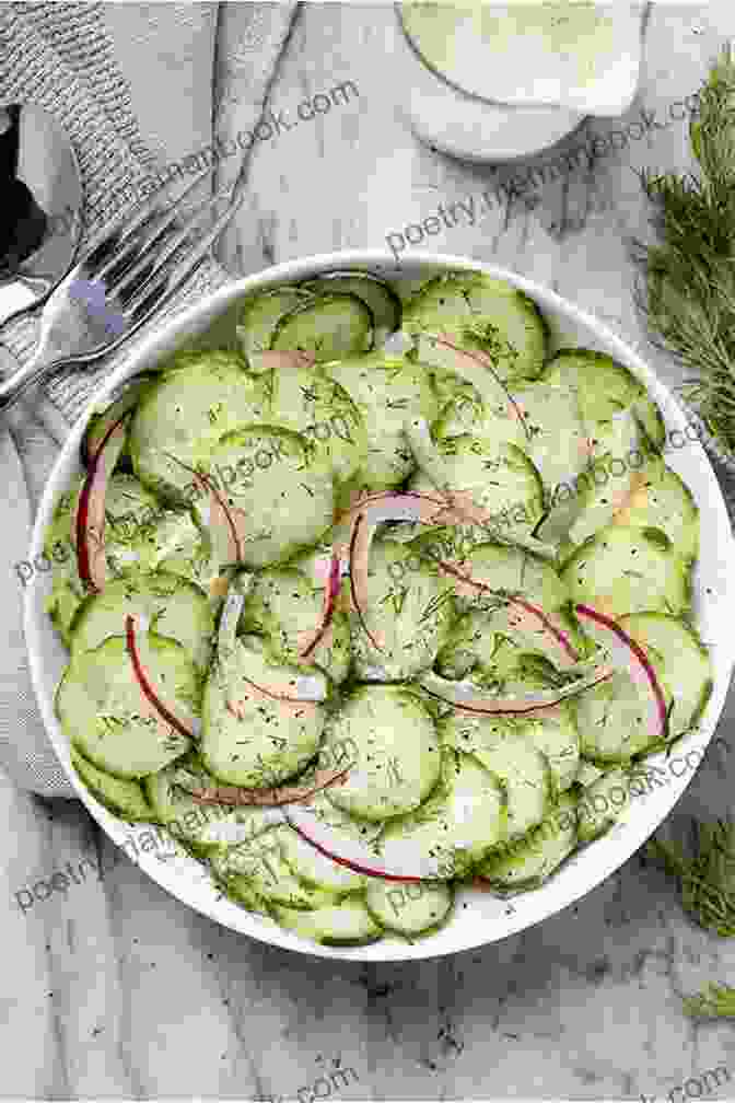 A Sliced Cucumber With Fresh Dill And A Sprinkle Of Salt Summer On A Plate: More Than 120 Delicious No Fuss Recipes For Memorable Meals From Loaves And Fishes