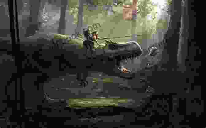 A T Rex Roaring In A Forest Jurassic Resort 2: Battle For Raptor City