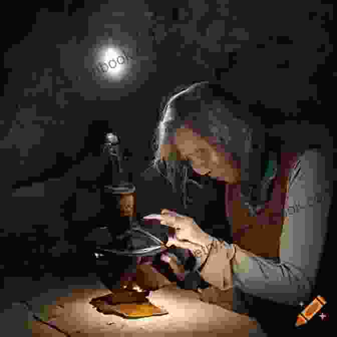 Amy Examining A Mysterious Artifact In A Candlelit Chamber Knock Knock You Re Dead : A Hamish Macbeth Short Story (A Hamish Macbeth Mystery 32)