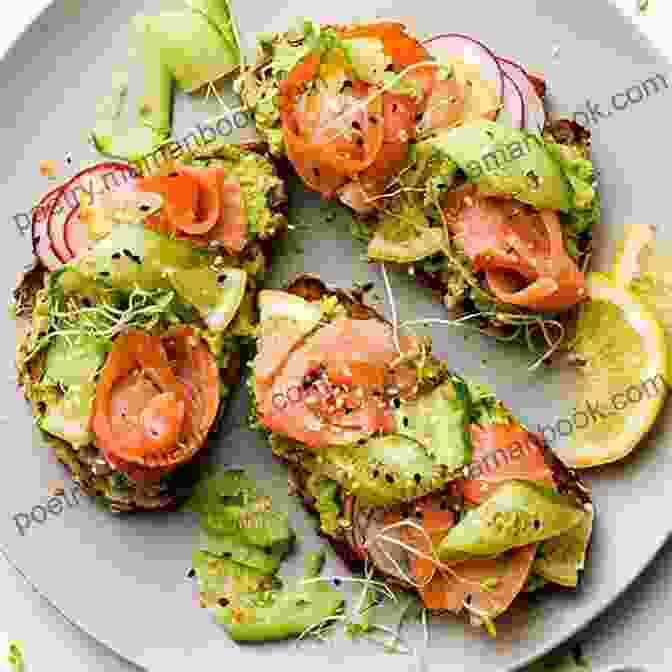 Creamy Avocado And Smoked Salmon Toast Snacking Cakes: Simple Treats For Anytime Cravings: A Baking