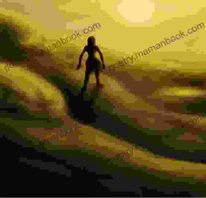 Painting By Michel Nadeau Titled 'The Journey', Depicting A Lone Figure Walking Across A Vast Landscape The World Is Mine Michel Nadeau