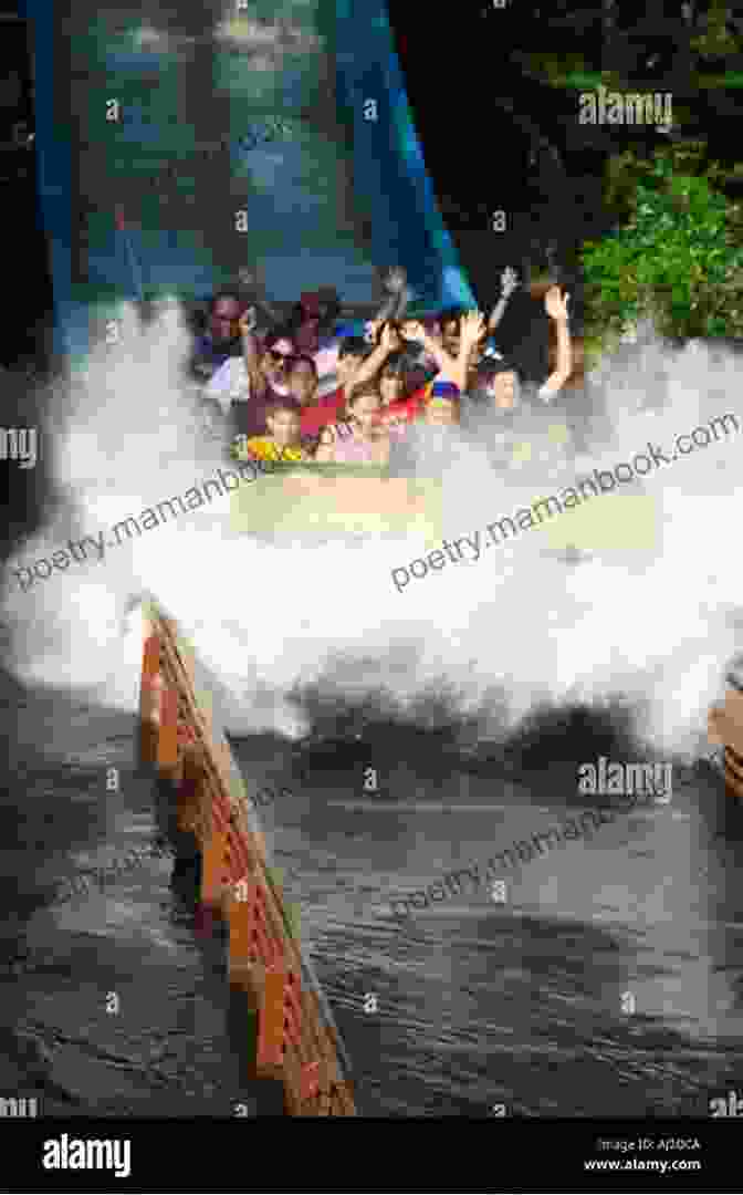 People Splashing Down On A Water Ride Shaped Like A Pterodactyl Jurassic Resort 2: Battle For Raptor City