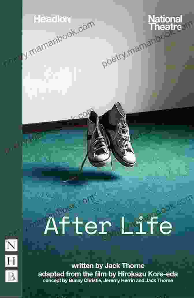 Poster Of The Play 'After Life' By Nhb Modern Plays, Featuring A Man Sitting On A Park Bench Looking Up At The Sky With A Lost Expression On His Face. After Life (NHB Modern Plays)