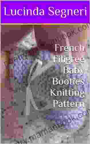 French Filigree Baby Booties Knitting Pattern